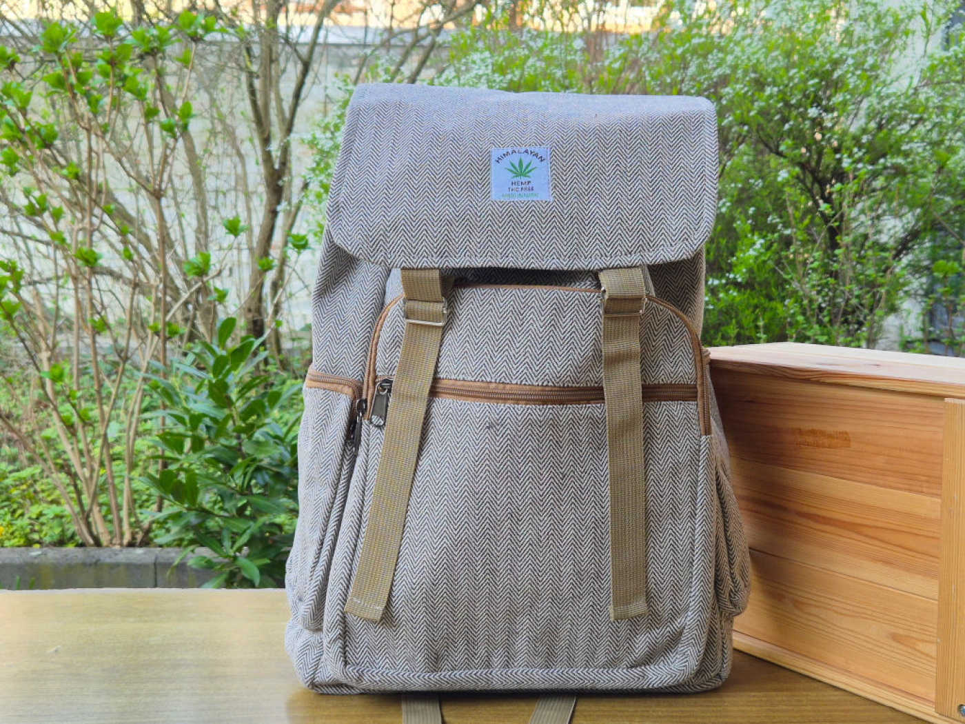 Hanf Rucksack | Aschbraun